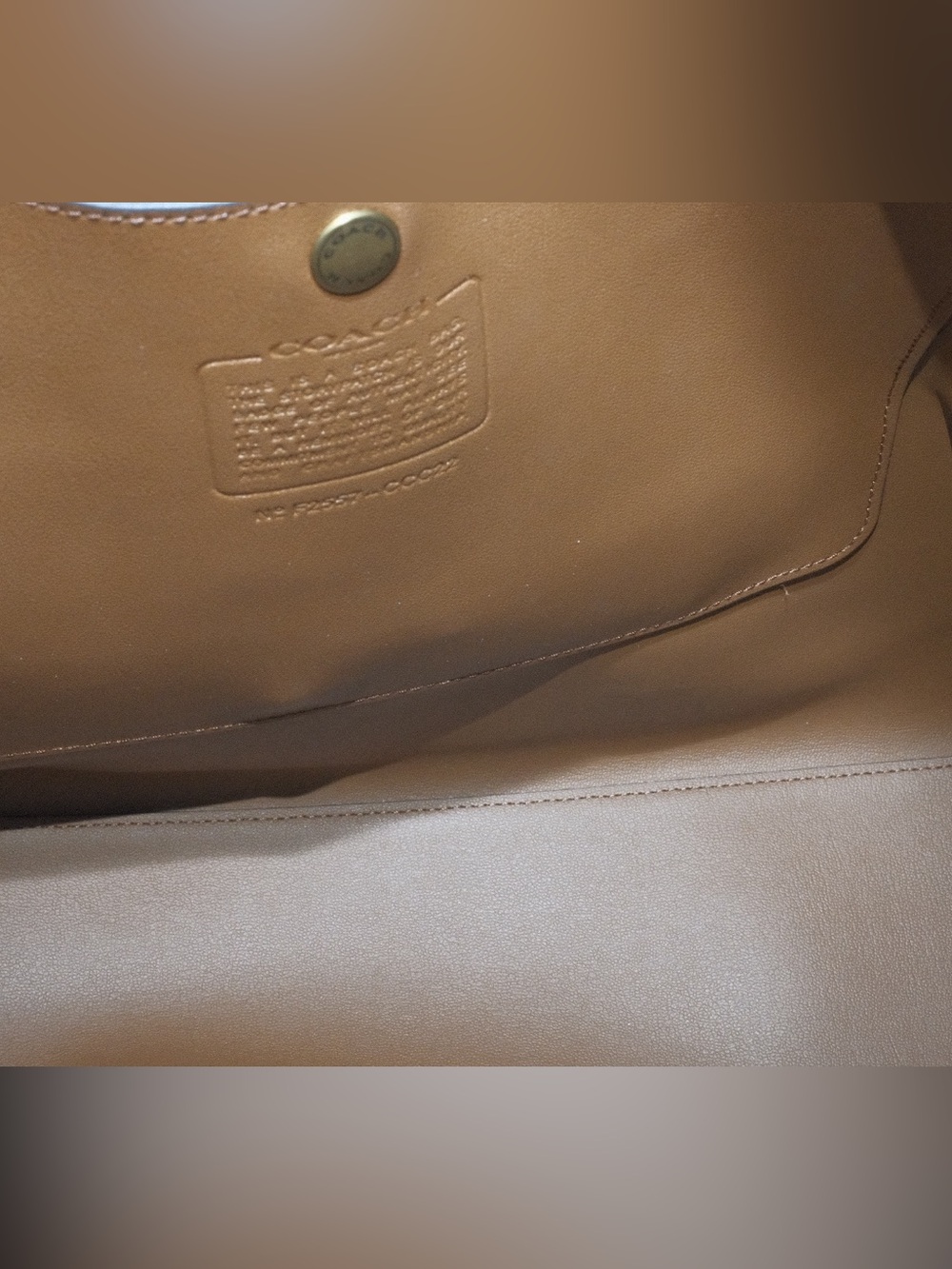 Coach Large Brown Suede Brooklyn Fringe Hobo Bag - Picture 5 of 6